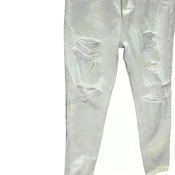 Tea and Cup distressed white jeans size 3 - Picture 4 of 15